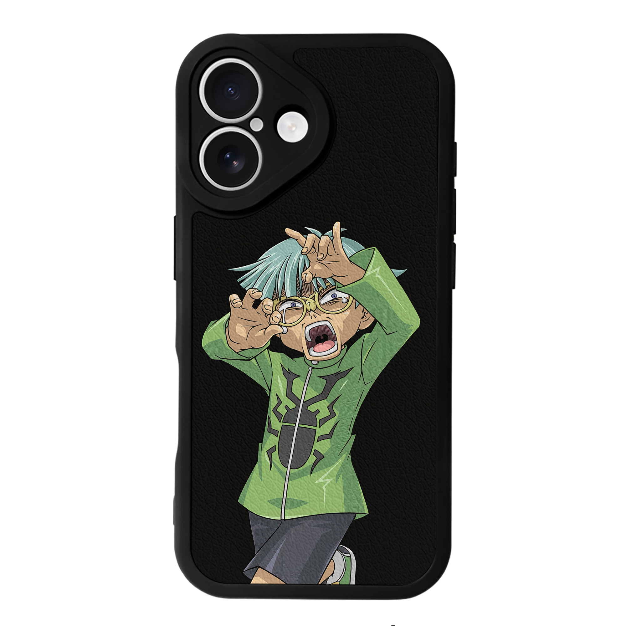 遊☆戯☆王 Yu-Gi-Oh! 【iPhone 16シリーズ対応】シリコンスマホケース（レザー調） 材質：シリコン